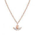 NOM SILV RGP WINGED HEART CZ SWEETROCK NLET