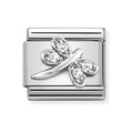 NOM WHT CZ DRAGONFLY MULTI CZ SILV - SYMBOLS