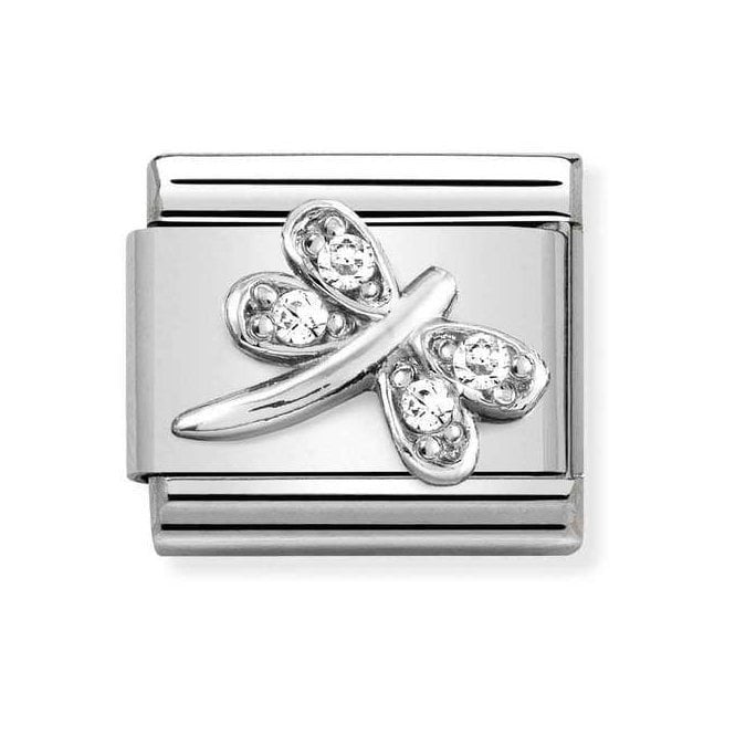 NOM WHT CZ DRAGONFLY MULTI CZ SILV - SYMBOLS