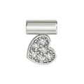 NOM SEIMIA SILVER HEART CZ SYMBOLS