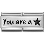 NOM DOUBLE YOU ARE A STAR ENGRAVED