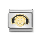 NOM SMILE WITH HEADPHONES ENAMEL - SYMBOLS