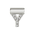 NOM SEIMIA Y SILVER CZ LETTERS