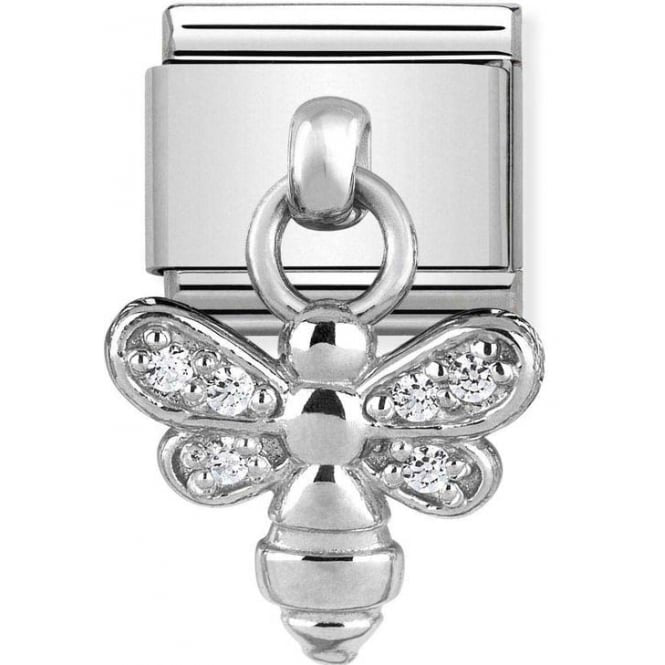 NOM CZ BEE DANGLE - CHARMS