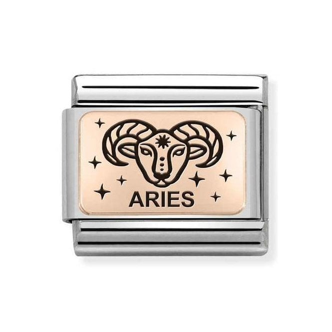 NOM ARIES ROSE GOLD - ZODIAC IC