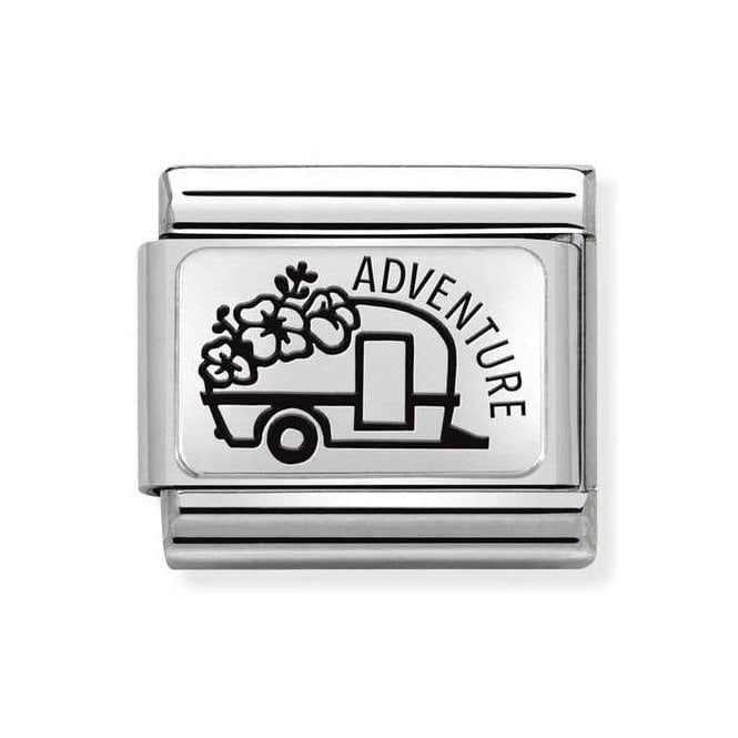 NOM CARAVAN FLOWERS SILV - PLATES (IC)