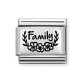 NOM FAMILY FLOWERS SILV - PLATES (IC)