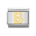 LETTER B GOLD NOM CHARM