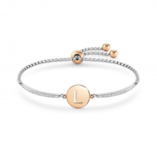 SS RGP INITIAL L MILLELUCI CZ BAR PAVE BLET