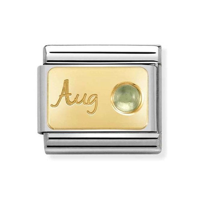 NOM AUGUST PERIDOT GOLD - MONTH STONE