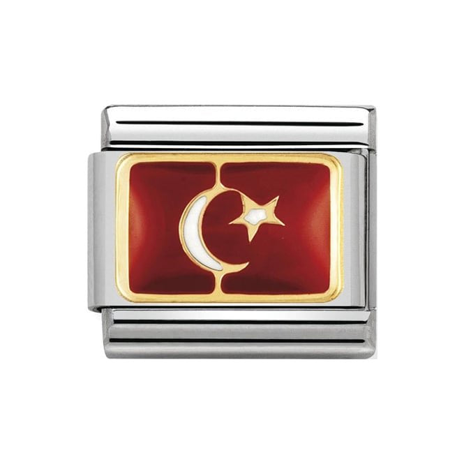 NOM TURKEY ENAMEL - EUROPE FLAGS