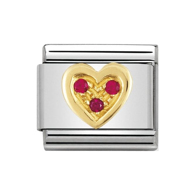 NOM CZ RED HEART - CZ LOVE