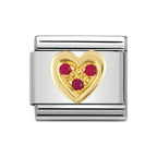 NOM CZ RED HEART - CZ LOVE