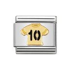 NOM 10 FOOTBALL SHIRT ENAMEL - FOOTBALL