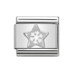 NOM STAR SNOWFLAKE SILV SHINE - CHRISTMAS