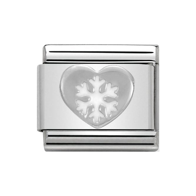 NOM HEART SNOWFLAKE SILV SHINE - CHRISTMAS
