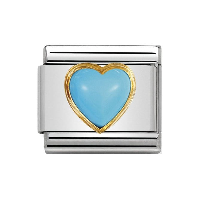 NOM HEART TURQUOISE - HARD STONE