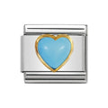 NOM HEART TURQUOISE - HARD STONE
