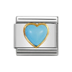 NOM HEART TURQUOISE - HARD STONE