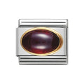 NOM OVAL PR GARNET - OVAL PRECIOUS