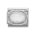 NOM OVAL OPAL SILV SHINE - HARD STONES