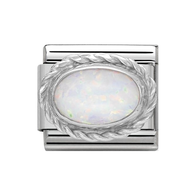 NOM OVAL OPAL SILV SHINE - HARD STONES