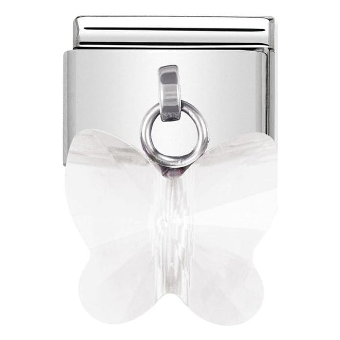 NOM BUTTERFLY WHITE DROP - SWAROVSKI