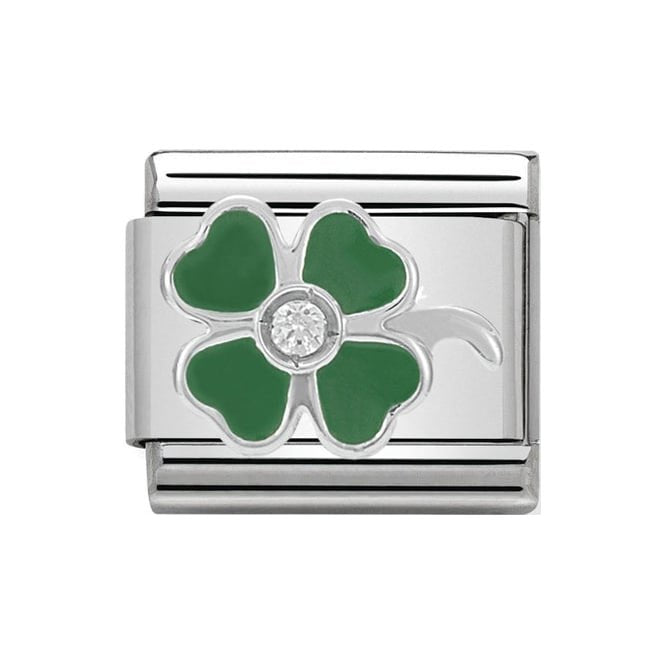 NOM CZ GREEN CLOVER SILV SHINE