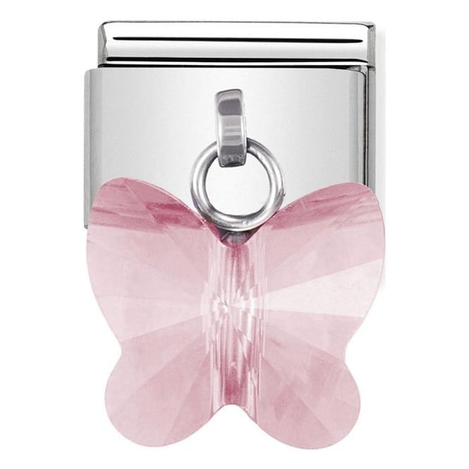 NOM BUTTERFLY PINK DROP - SWAROVSKI