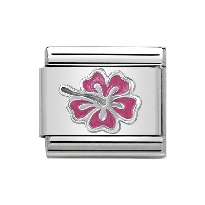 NOM PINK ENAMEL HIBISCUS (PINK)