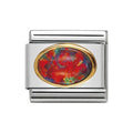 NOM OVAL RED OPAL - OVAL HARD