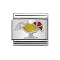 NOM PINK YELLOW ENAMEL COCKTAIL