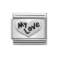 NOM MY LOVE HEART SILV SHINE - OXID SYMBOLS
