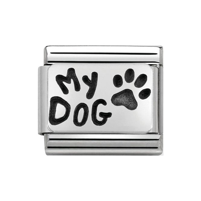 NOM MY DOG - OXIDISED PLATE