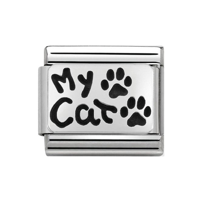 NOM MY CAT - OXIDISED PLATE