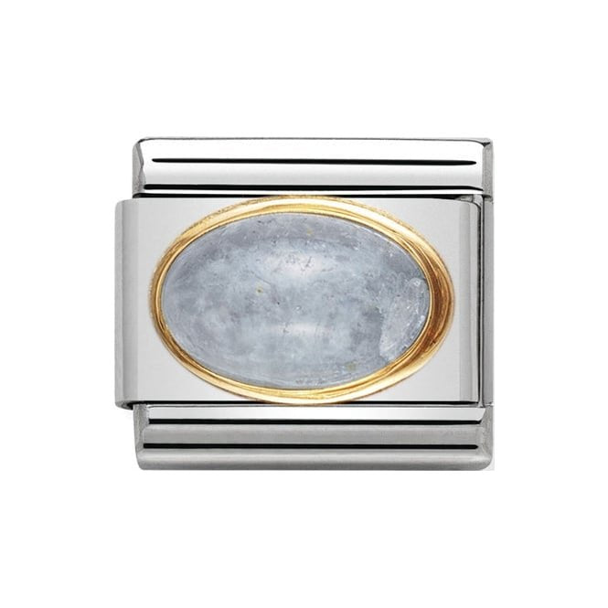 NOM OVAL PR AQUAMARINE - OVAL PRECIOUS