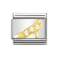 030308/30 NOMINATION CZ WHT SHOE CZ SET CHARM