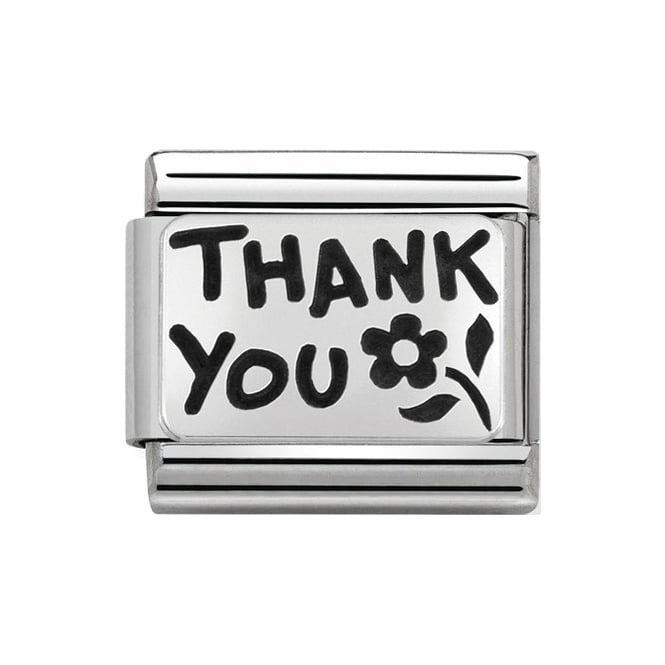 NOM THANK YOU - OXIDISED PLATE
