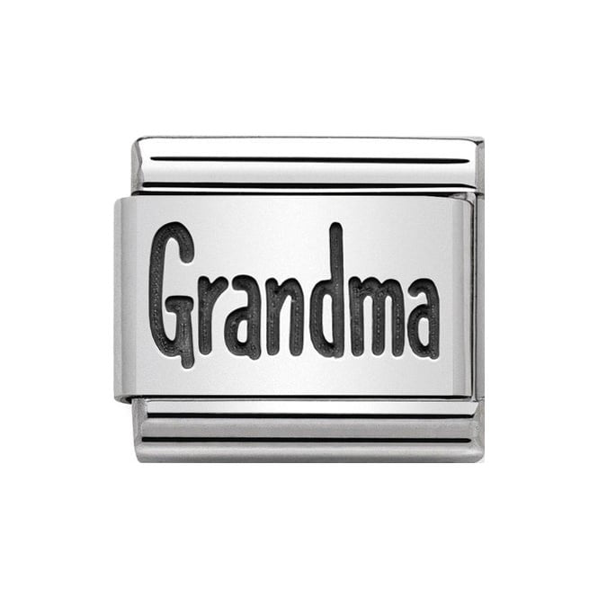 NOM GRANDMA SILV - OXIDISED PLATE