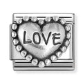 NOM DOT HEART LOVE SILV SH. - OXID SYMBOL