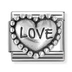 NOM DOT HEART LOVE SILV SH. - OXID SYMBOL