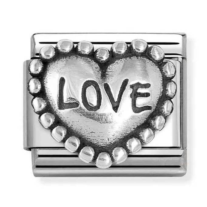 NOM DOT HEART LOVE SILV SH. - OXID SYMBOL