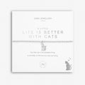 a little LIFE IS BETTER WITH CATS SP BLET 5218