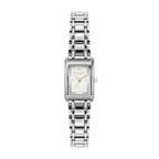 LADIES STAINLESS OLIVIA BURTON RECT GROVE SILVER WHT DIAL BW