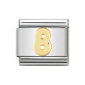 030102/08  NOM NUMBER 8 - SS & 18CT