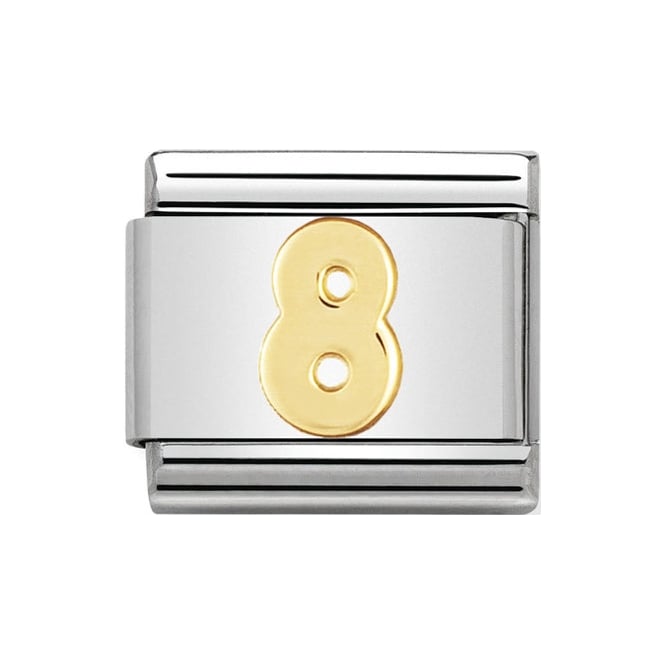 030102/08  NOM NUMBER 8 - SS & 18CT
