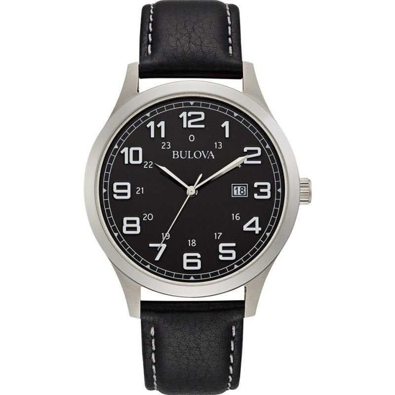 GNTS BULOVA SS RND BLK DL.D@3 SW
