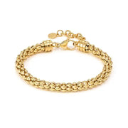 Nomination Ecclettica Plated Steel Short Popcorn Chain Bracelet
