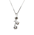 SILV & GOLD PLTE LILY OF THE VALLY - MAY PENDANT ON BOX CH.