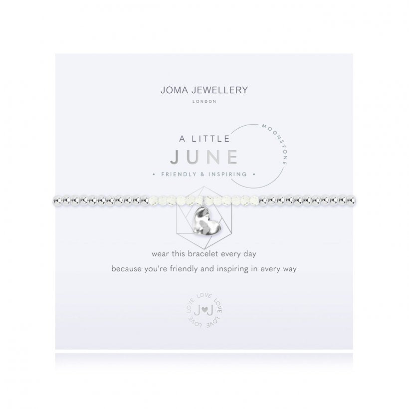 a little JUNE MOONSTONE BIRTHSTONE SP B'let